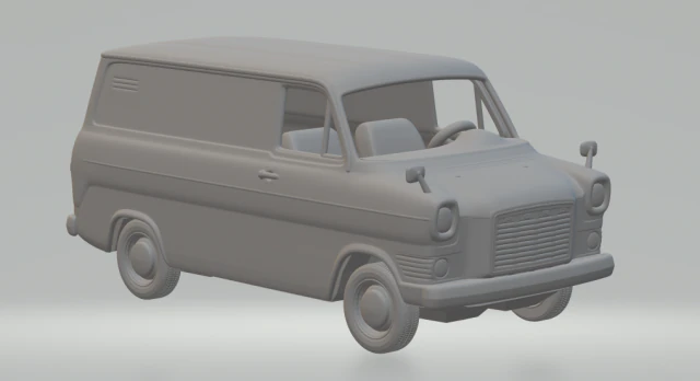 Transit Mk1 3D Print Model .c4d .max .obj .3ds .fbx .stl .blend 