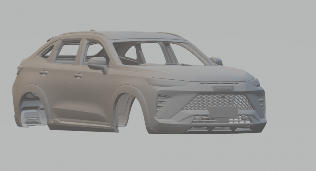 Haval h6 3D 프린트 모델 .c4d .max .obj .3ds .fbx .stl .blend 