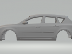 Mazda 3 mk1 hatchback 3D Принт Модель