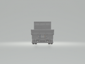 VOLKSWAGEN CONSTELLATION 4X2 FLATBED 3D प्रिंट मॉडल