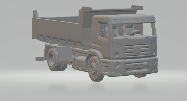 VOLKSWAGEN CONSTELLATION 4X2 dumper Model Cetak 3D .c4d .max .obj .3ds .fbx .stl .blend 