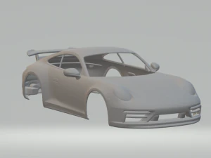 Порше 911 Каррера кастом 3D Принт Модель