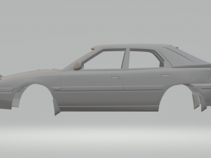 1990 mazda astina 323f 3Dプリントモデル
