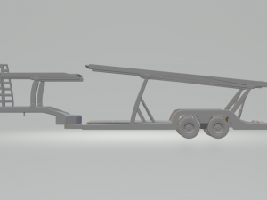 Vehicle transport trailer 3D Print Model