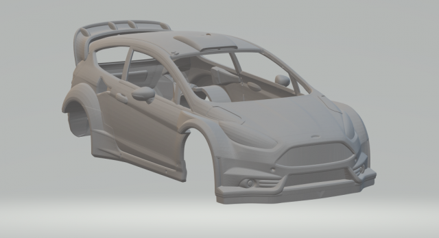Fiesta hoonigan Modelo de Impressão 3D .c4d .max .obj .3ds .fbx .stl .blend 
