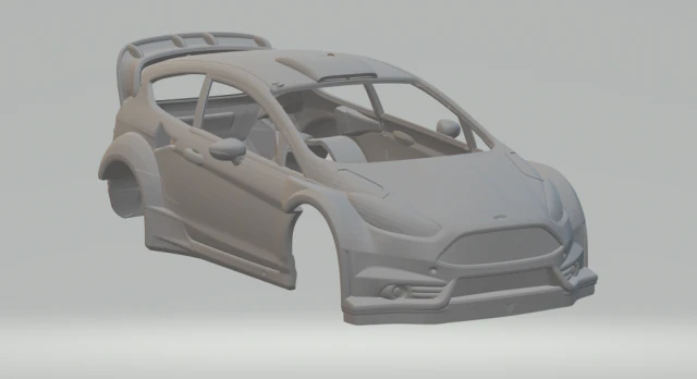 Fiesta hoonigan 3D Print Model .c4d .max .obj .3ds .fbx .stl .blend 