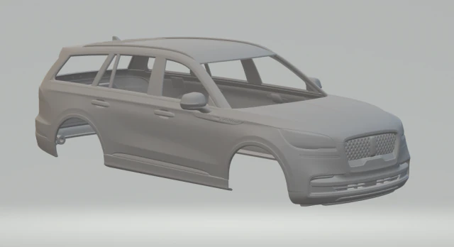 Lincoln aviator 3D Print Model .c4d .max .obj .3ds .fbx .stl .blend