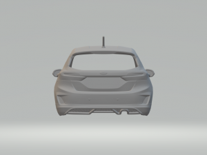 Fiesta Sport 5d 2021 3D Print Model