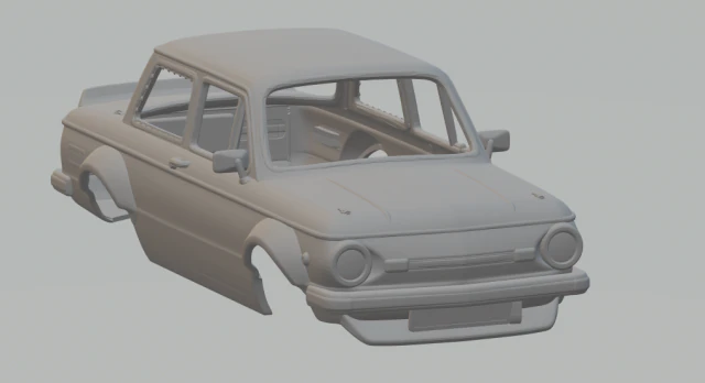 ZAZ 968 CUSTOM 3D Print Model .c4d .max .obj .3ds .fbx .stl .blend 