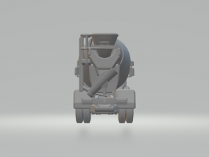 Volvo vm 8x4 mixer Model Cetak 3D