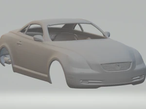 Lexus sc 2007 3D printmodel