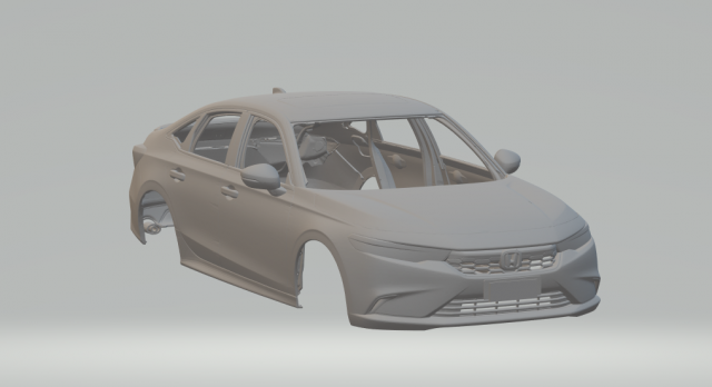 Honda integra cn Modelo de Impressão 3D .c4d .max .obj .3ds .fbx .stl .blend 
