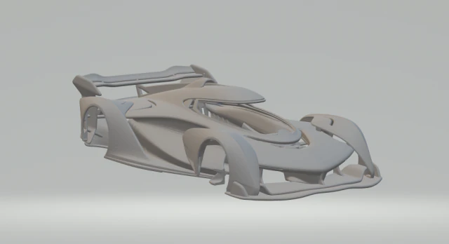 Mclaren solus gt 2023 3D Print Model .c4d .max .obj .3ds .fbx .stl .blend