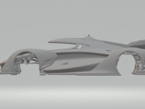 Mclaren solus gt 2023 3Dプリントモデル