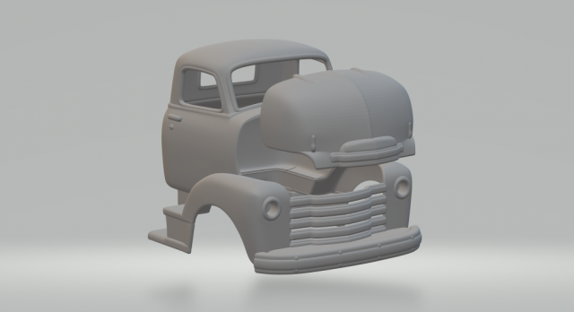 Gmc coe cabin 3Dプリントモデル .c4d .max .obj .3ds .fbx .stl .blend 