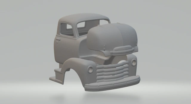 Gmc coe cabin 3D Print Model .c4d .max .obj .3ds .fbx .stl .blend 