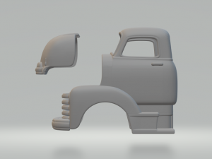 Gmc coe cabin 3Dプリントモデル