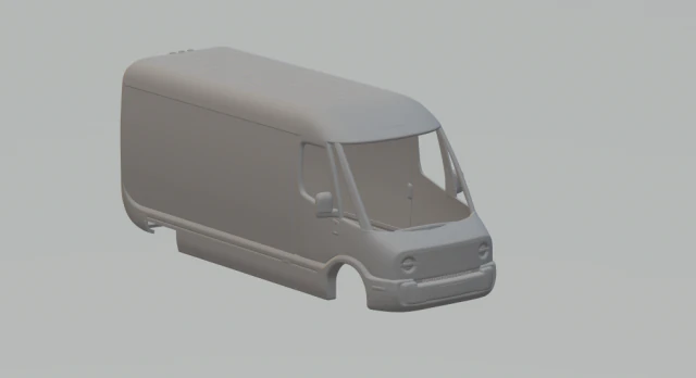 Amazons Rivian Prime Electric 3D Print Model .c4d .max .obj .3ds .fbx .stl .blend 