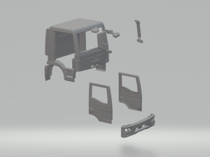 Man tgl cabin 3Dプリントモデル