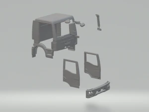 Кабіна Man tgl 3D Принт Модель