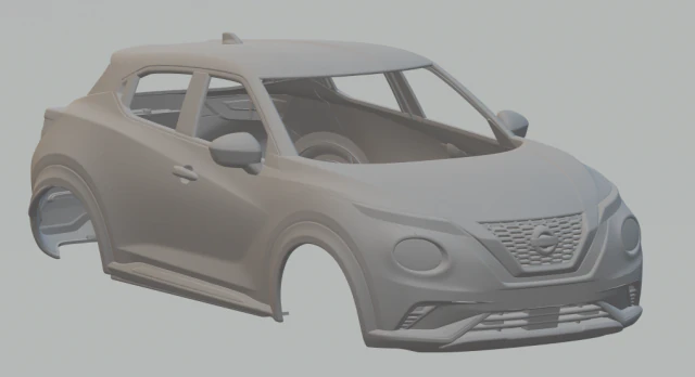 Nissan juke 3D Print Model .c4d .max .obj .3ds .fbx .stl .blend 