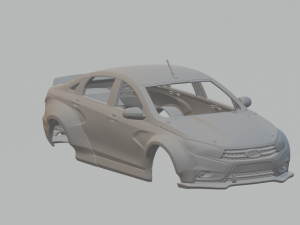 Lada vesta custom Model do druku 3D