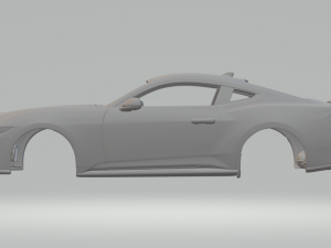 Mustang 2024 3D Принт Модель