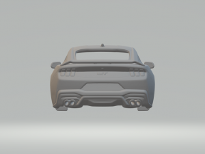 Mustang 2024 3D Принт Модель
