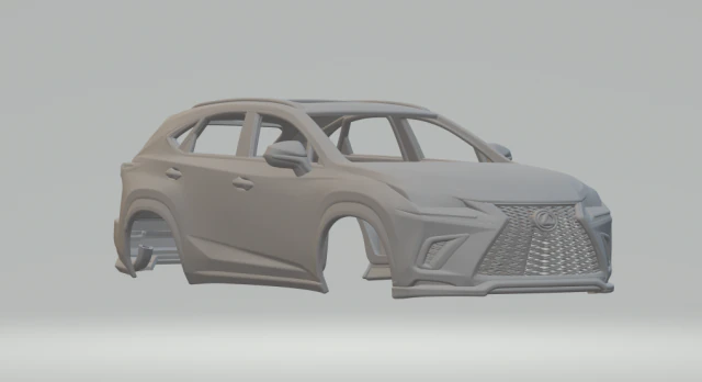 Mustang 2024 3D Print Model .c4d .max .obj .3ds .fbx .stl .blend 