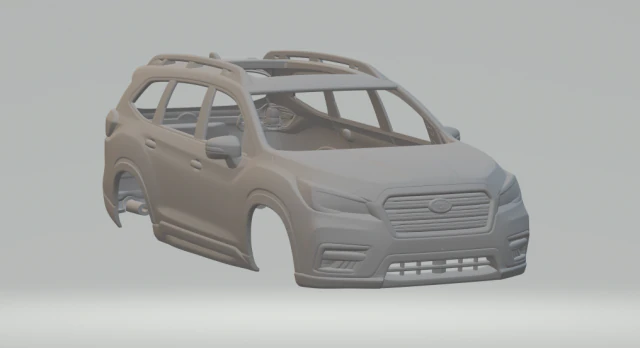 Subaru Ascent 3D Print Model .c4d .max .obj .3ds .fbx .stl .blend 