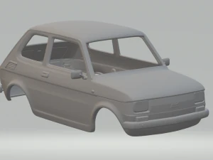 Fiat 126 3D Baskı Modeli