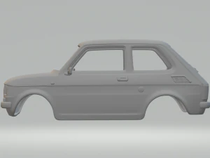 Fiat 126 3D Print Model