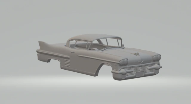 Cadillac coupe deville 3D Print Model .c4d .max .obj .3ds .fbx .stl .blend 