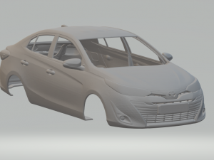 Toyota yaris sedan 2019 3D Принт Модель
