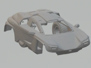 Buggy Rebeli&atilde;o DXX Modelo de Impressão 3D