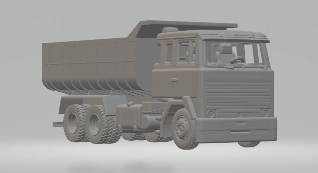 Scania lk 111 dumper 3D Print Model .c4d .max .obj .3ds .fbx .stl .blend
