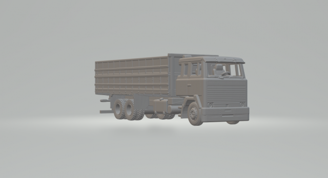 Scania lk 111 dumper Modelo de Impressão 3D .c4d .max .obj .3ds .fbx .stl .blend 
