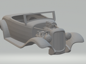 Hot rod cabriolet 3D Print Model