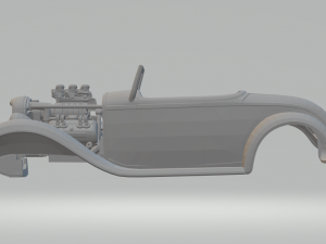Hot rod cabriolet Modelo de impresión 3D