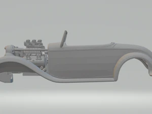 Hot rod cabriolet 3D Print Model