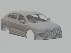 アウディ Q3 RS 3Dプリントモデル