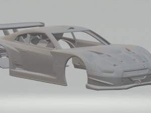NISSAN GT-R GT500 SUPER GT 3Dプリントモデル