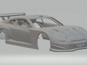 NISSAN GT-R GT500 SUPER GT 3D Print Model
