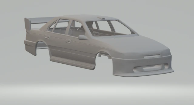 Falcon 1993 ATCC 3D Print Model .c4d .max .obj .3ds .fbx .stl .blend 