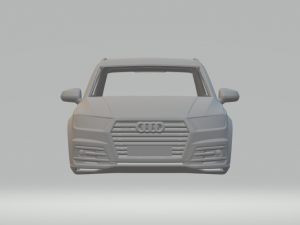 Audi q7 s 3D-printmodel