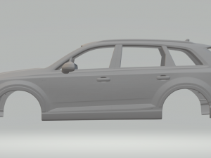 Audi q7 s 3D-printmodel