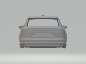 Audi q7 s 3D-printmodel