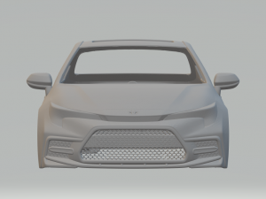 Toyota corolla 3D प्रिंट मॉडल