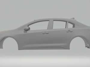 Toyota corolla 3D प्रिंट मॉडल