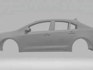Toyota corolla 3D Print Model